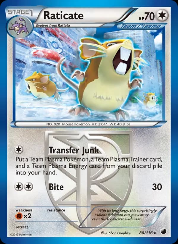 Raticate #88 — Plasma Freeze