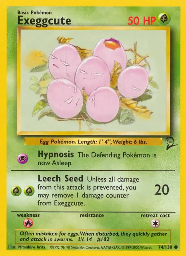 Exeggcute #74 — Base Set 2