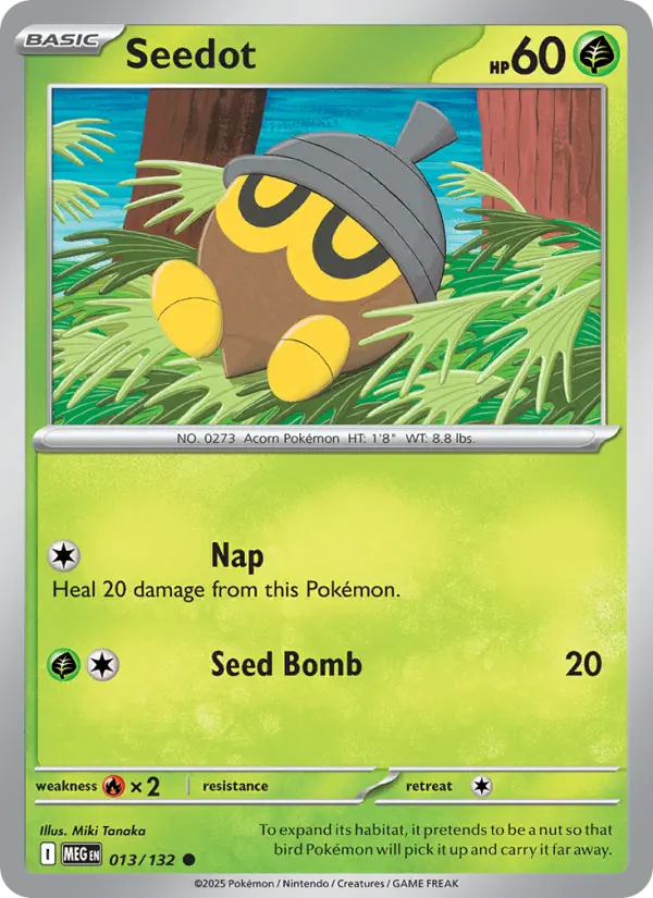 Carte Pokémon Grainipiot #013 — Méga-Évolution