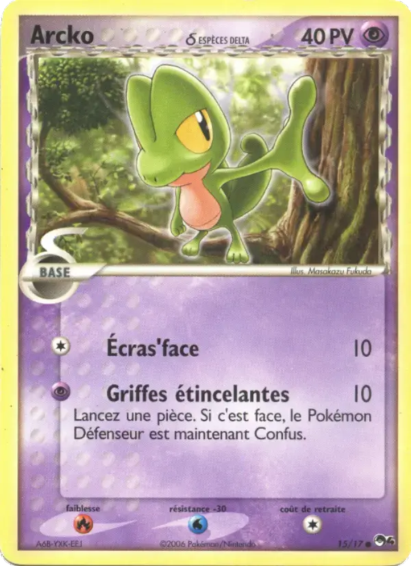 Carte Pokémon Arcko δ #15 — POP 4
