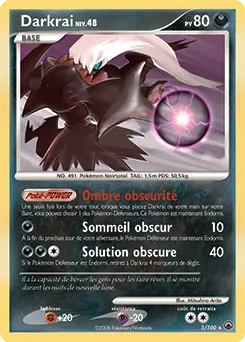 Carte Pokémon Darkrai #3 — Aube Majestueuse