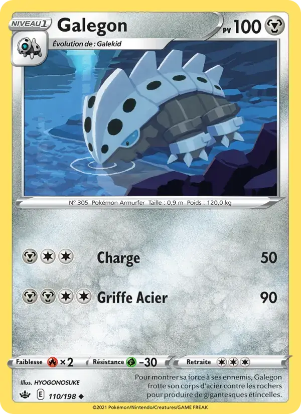 Carte Pokémon Galegon #110 — Règne de Glace