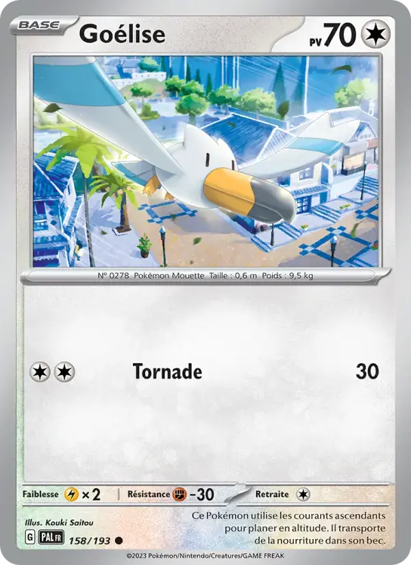 Carte Pokémon Goélise #158 — Évolutions à Paldea