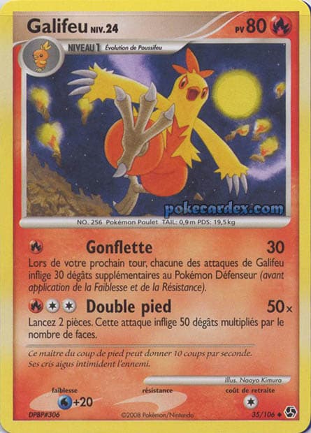 Carte Pokémon Galifeu #35 — Grands Envols
