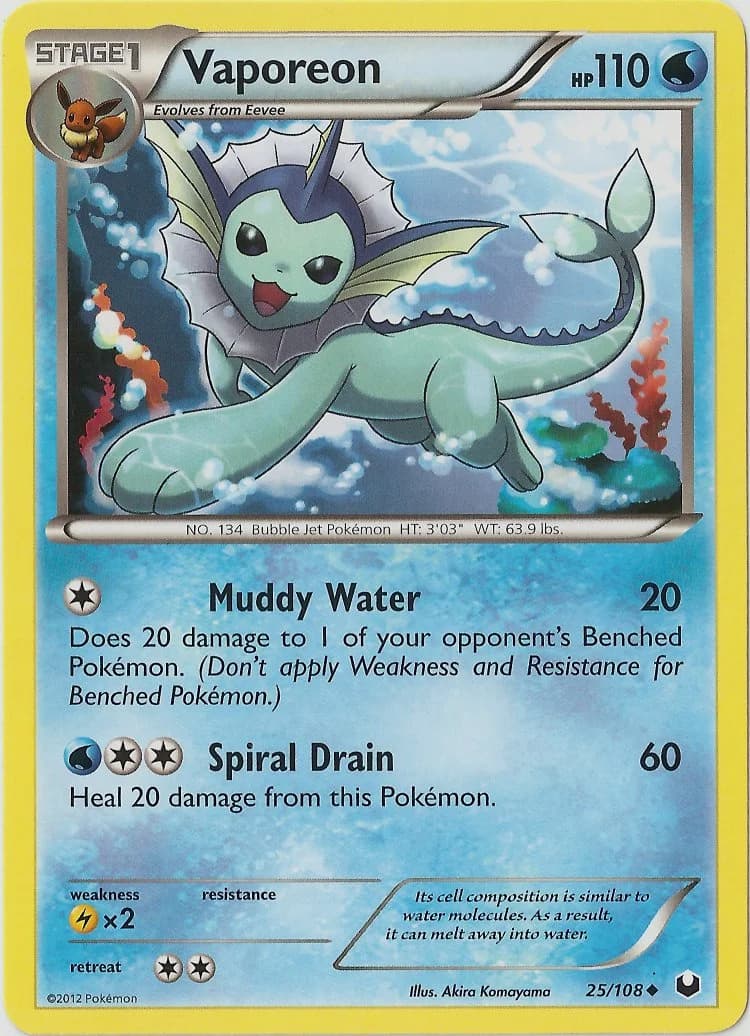 Carte Pokémon Aquali #3 — 2013 Promo McDonald's