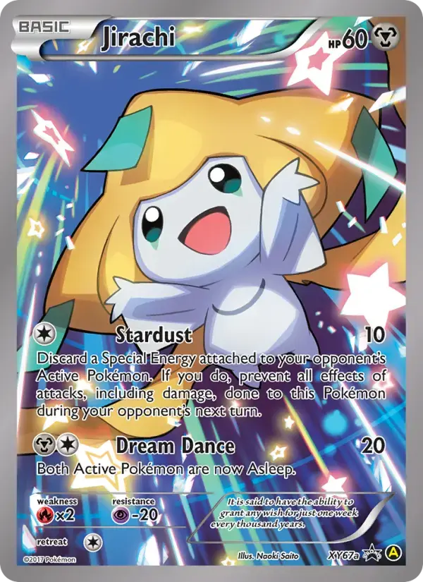 Carte Pokémon Jirachi #XY67a — Promos X&Y