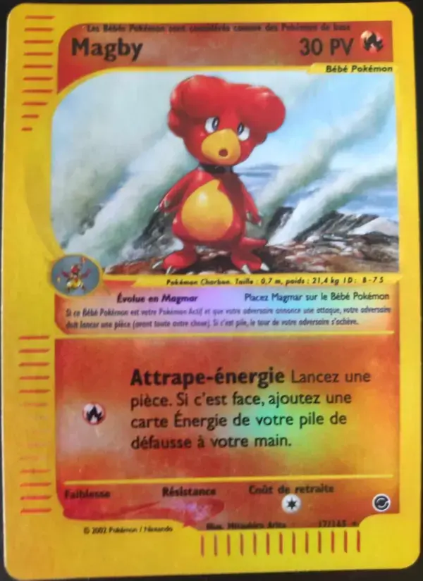 Carte Pokémon Magby #17 — Expédition
