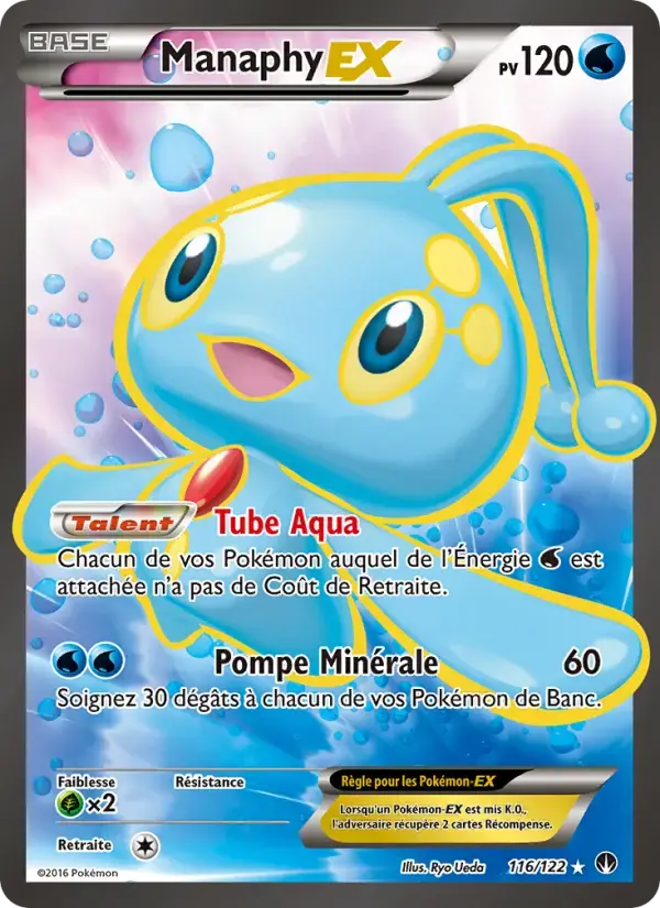 Carte Pokémon Manaphy EX #116 — Rupture Turbo