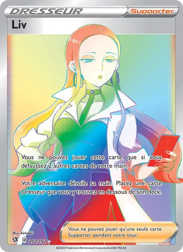 Carte Pokémon Liv #202 — Clash des Rebelles