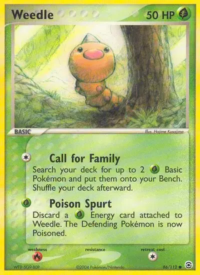 Weedle #86 — FireRed & LeafGreen
