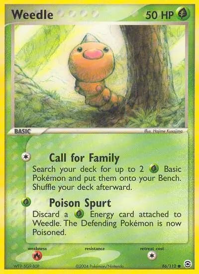 Weedle #86 — FireRed & LeafGreen