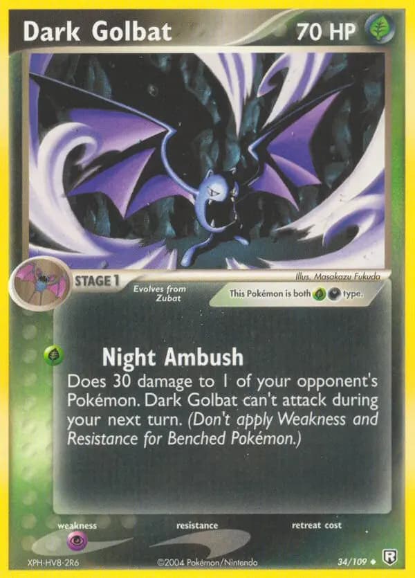 Dark Golbat #34 — EX Team Rocket Returns