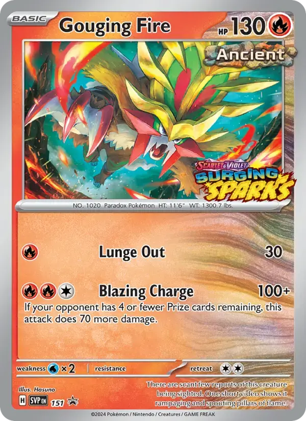 Gouging Fire #151 — Scarlet & Violet Promos