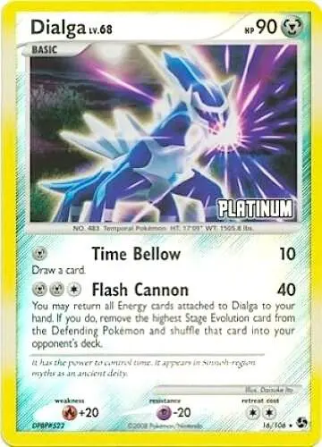 Carte Pokémon Dialga #016 — Burger King Promos