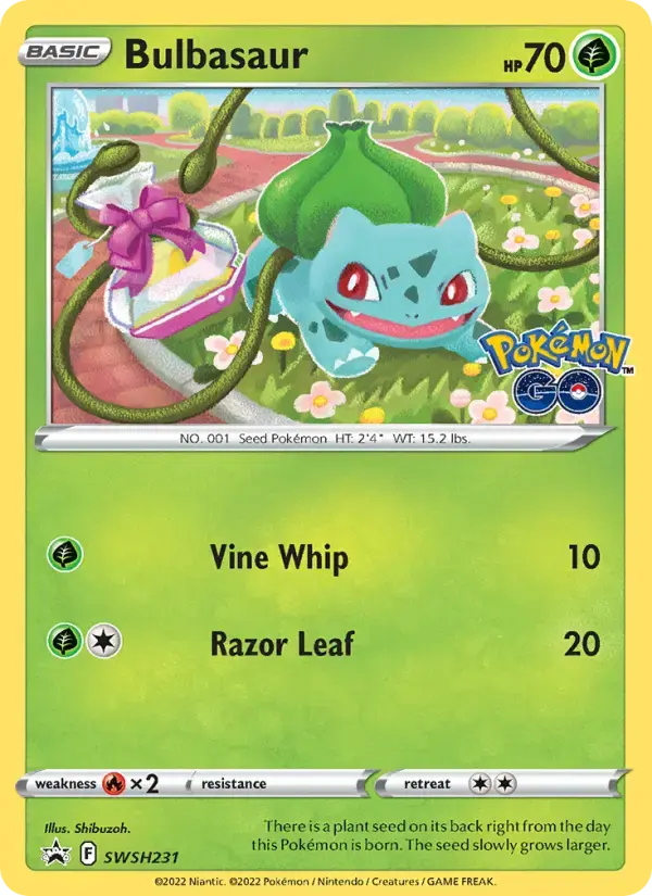 Bulbasaur #SWSH231 — Sword & Shield Promos