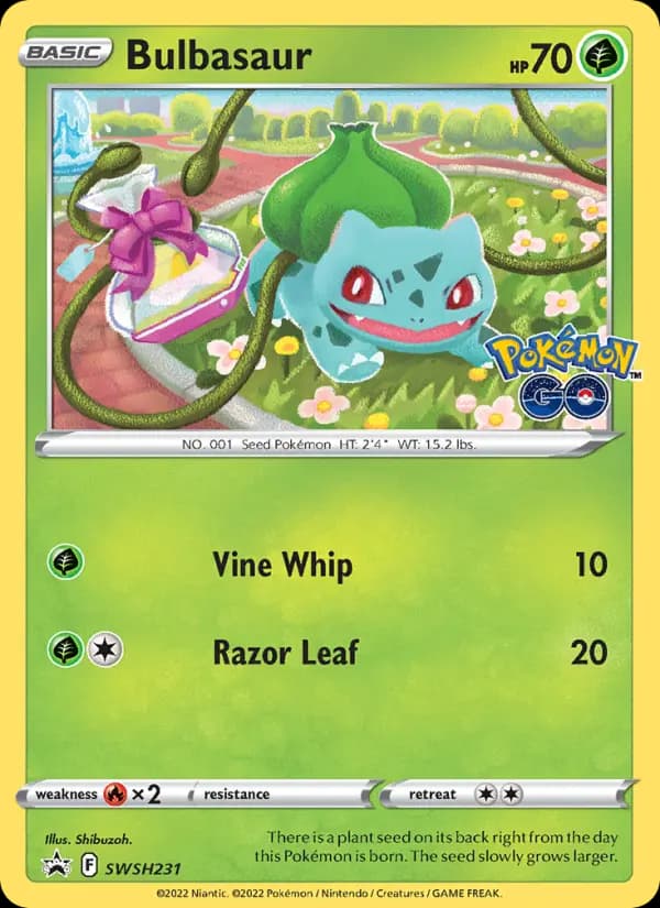 Bulbasaur #SWSH231 — Sword & Shield Promos