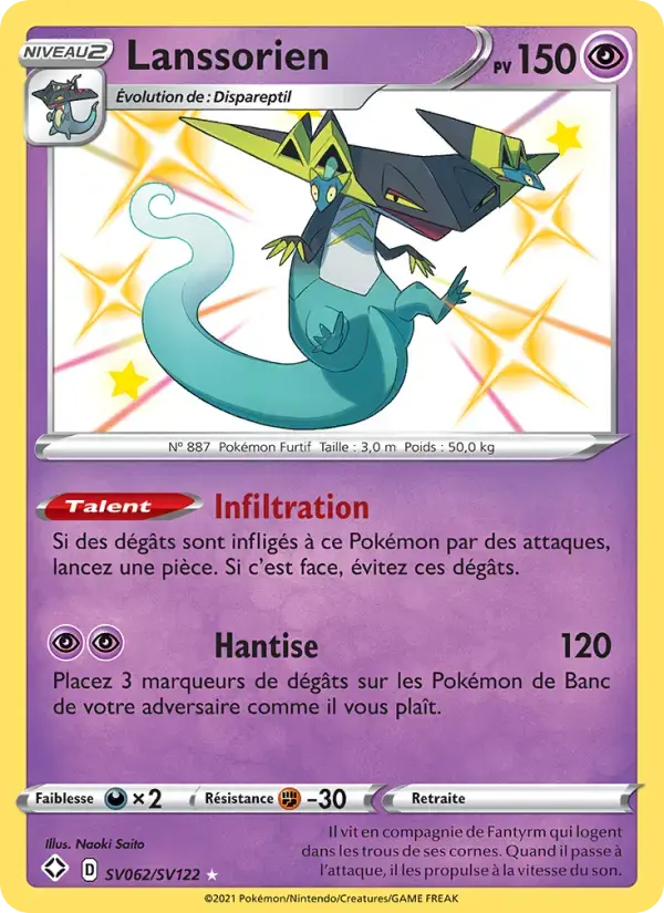 Carte Pokémon Lanssorien #SV062 — Destinées Radieuses