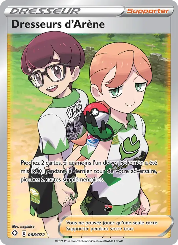 Carte Pokémon Dresseurs d'Arène #68 — Destinées Radieuses