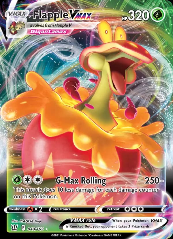 Flapple VMAX #19 — Battle Styles
