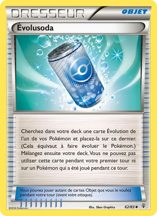 Carte Pokémon Évolusoda #62 — Générations