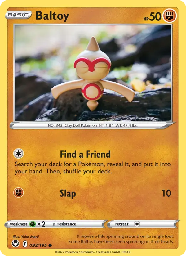Baltoy #093 — Silver Tempest