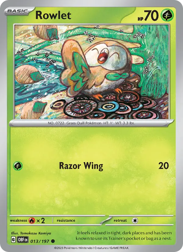 Carte Pokémon Brindibou #013 — Flammes Obsidiennes