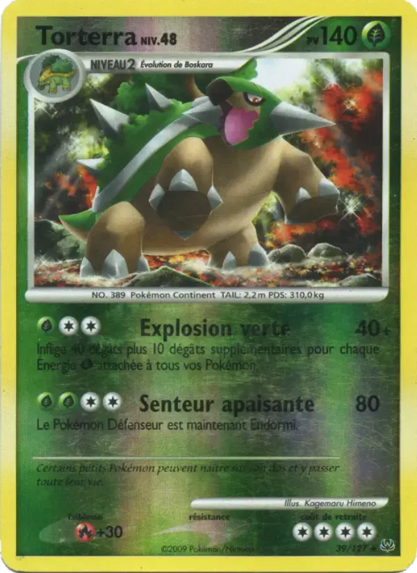 Carte Pokémon Torterra #39 — Platine