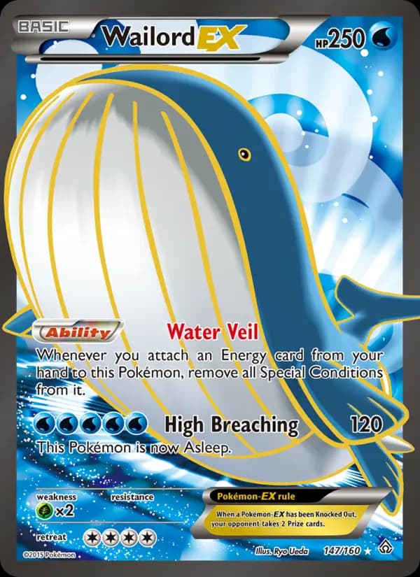 Wailord EX #147 — Primal Clash
