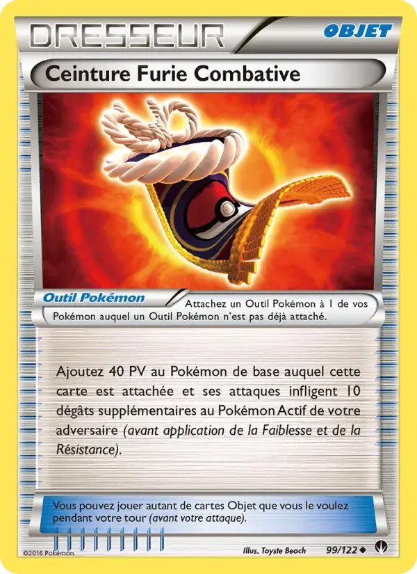 Carte Pokémon Ceinture Furie Combative #99 — Rupture Turbo