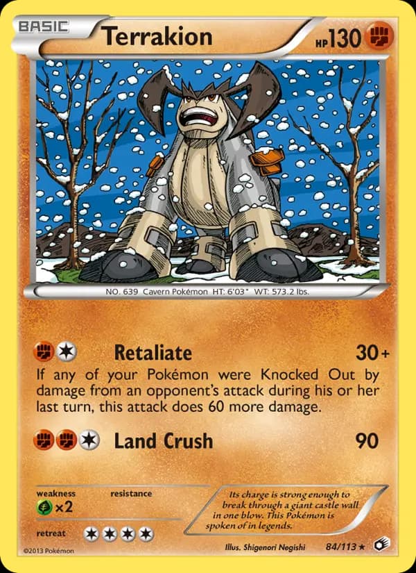 Terrakion #84 — Legendary Treasures