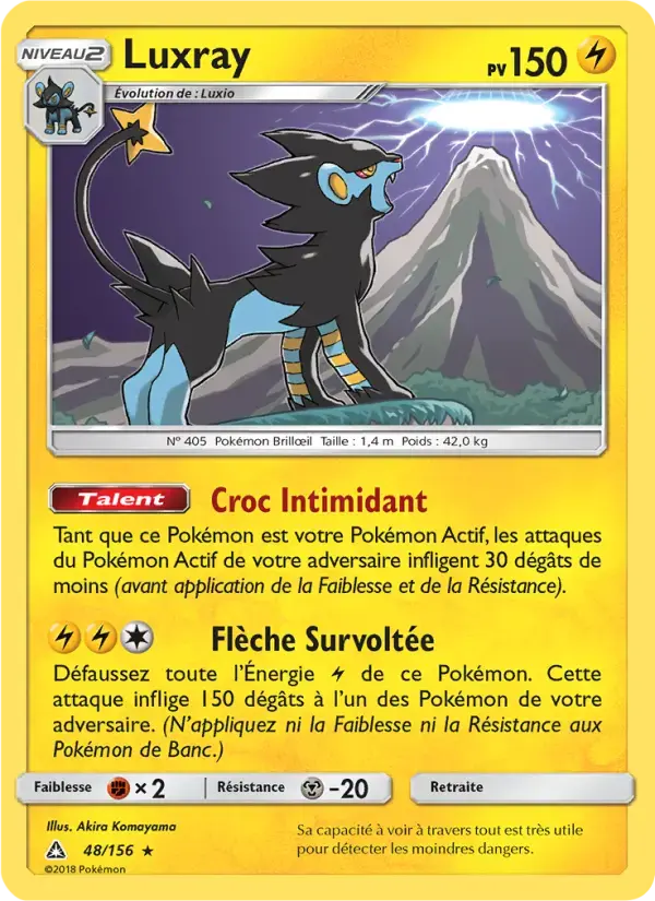 Carte Pokémon Luxray #48 — Ultra-Prisme