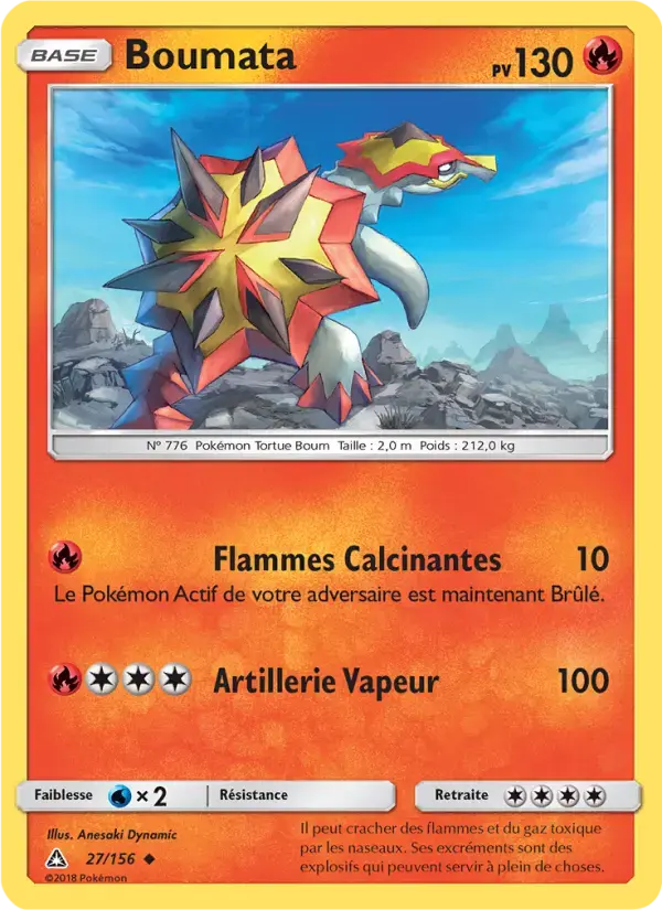 Carte Pokémon Boumata #27 — Ultra-Prisme