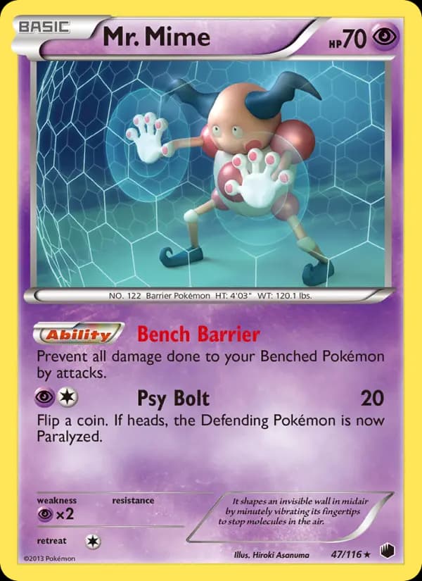 Mr. Mime #47 — Plasma Freeze