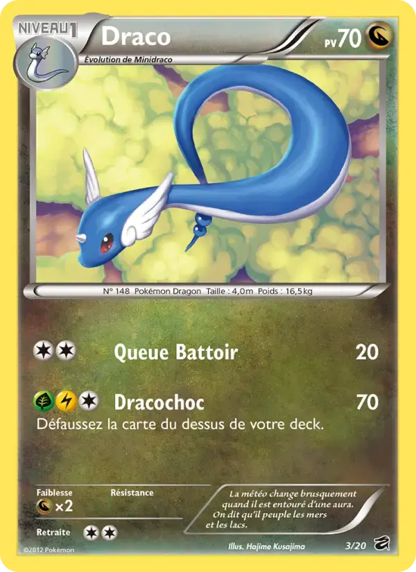 Carte Pokémon Draco #3 — Coffre des Dragons