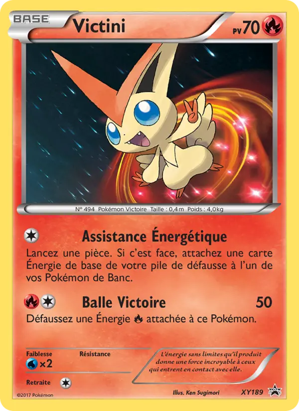 Carte Pokémon Victini #XY189 — Promos X&Y