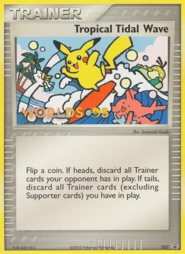 Carte Pokémon Raz-de-marée tropical #27 — Promos Nintendo
