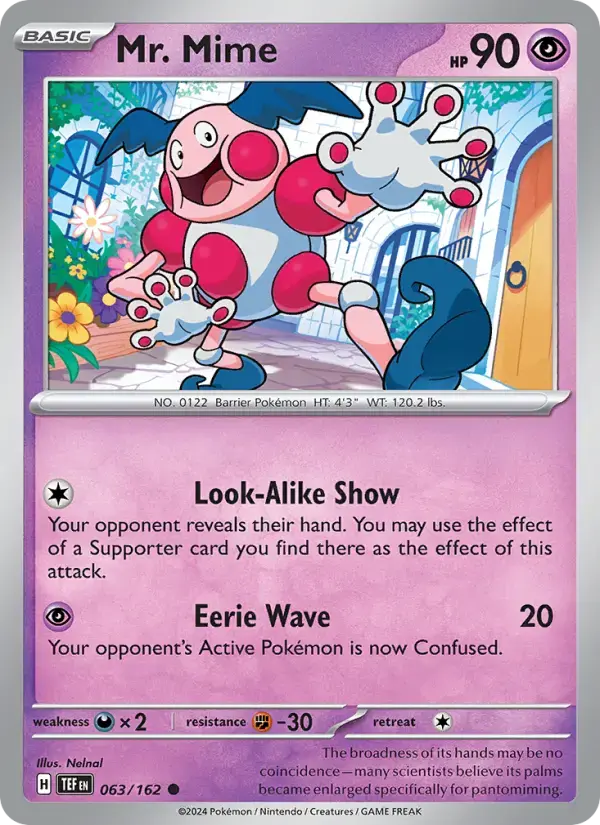 Mr. Mime #063 — Temporal Forces