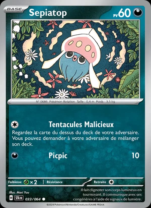 Carte Pokémon Sepiatop #033 — Fable Nébuleuse