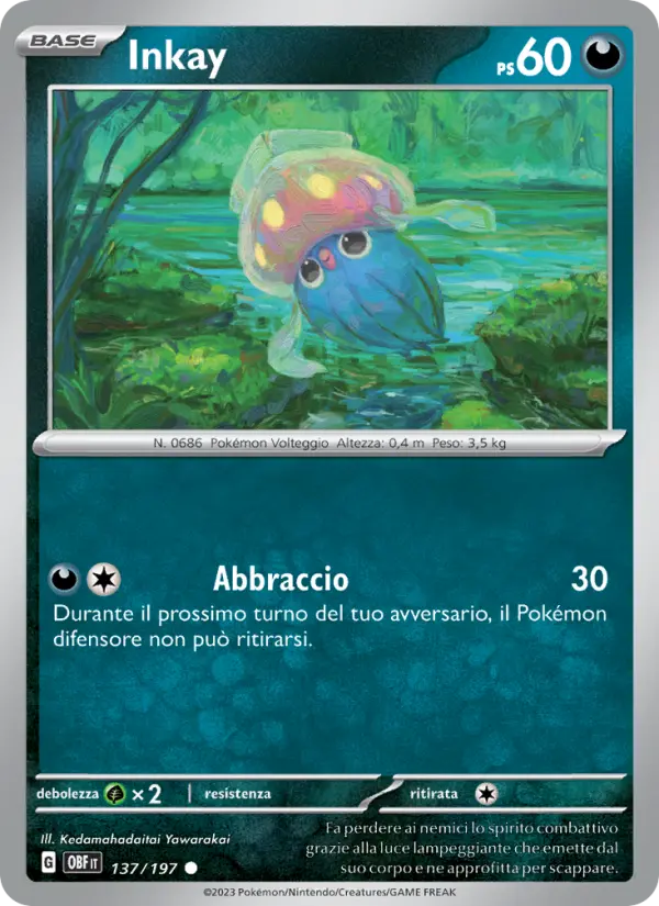 Carte Pokémon Sepiatop #137 — Flammes Obsidiennes