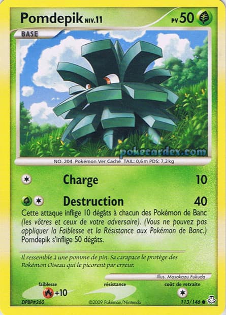 Carte Pokémon Pomdepik #113 — Éveil des Légendes
