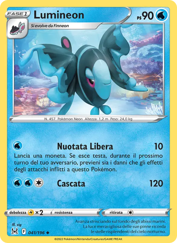 Carte Pokémon Luminéon #041 — Origine Perdue