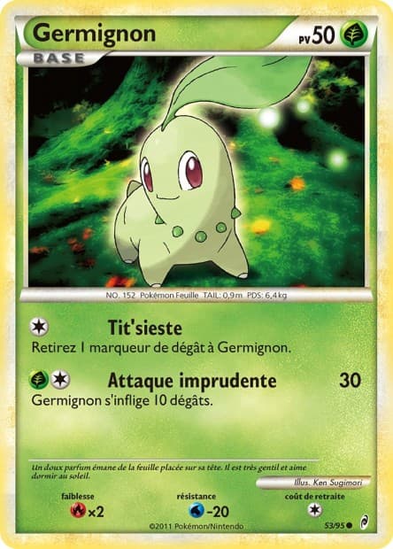 Carte Pokémon Germignon #53 — L'Appel des Légendes