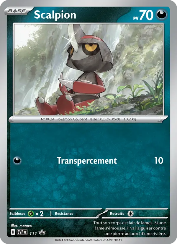 Carte Pokémon Scalpion #111 — Promos Écarlate et Violet
