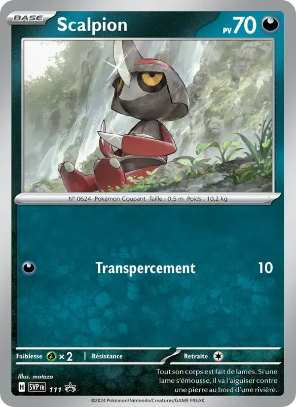 Carte Pokémon Scalpion #111 — Promos Écarlate et Violet