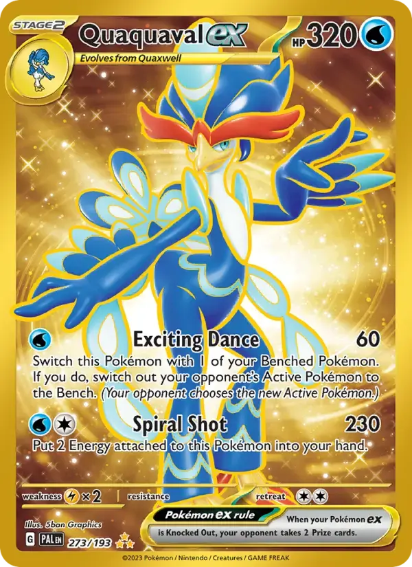 Quaquaval ex #273 — Paldea Evolved