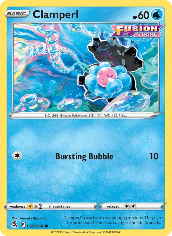 Clamperl #65 — Fusion Strike