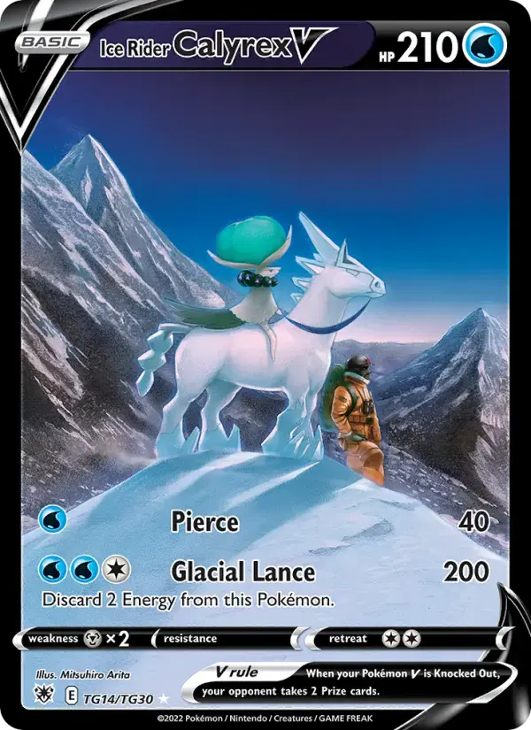 Ice Rider Calyrex V #TG14 — Astral Radiance