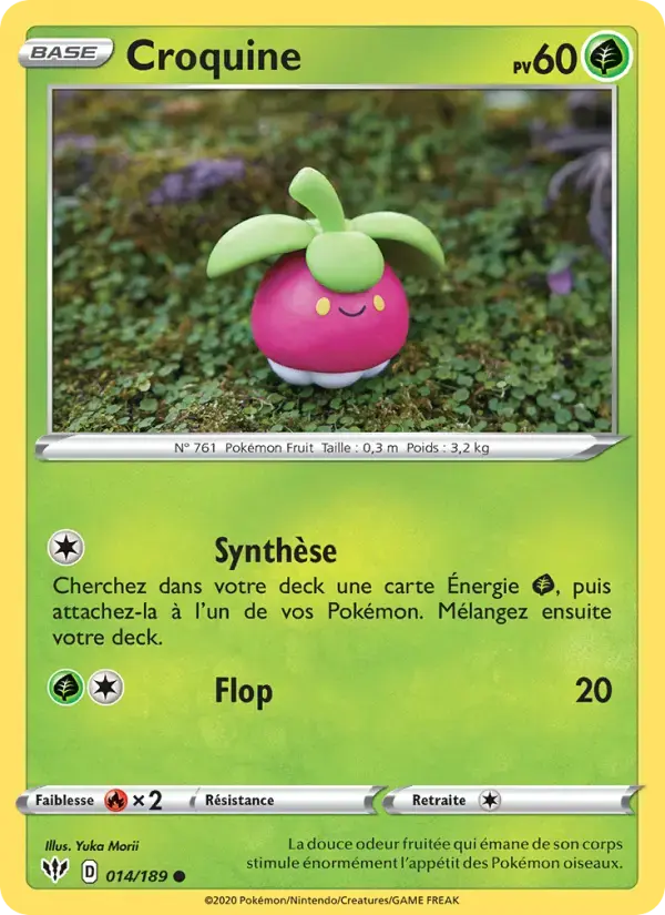 Carte Pokémon Croquine #14 — Ténèbres Embrasées