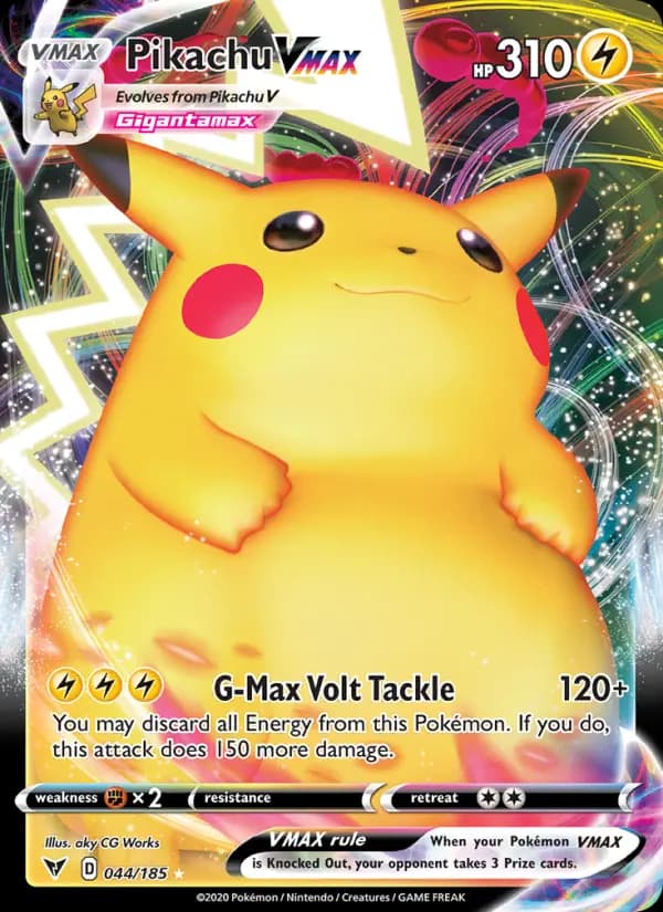 Pikachu VMAX #44 — Vivid Voltage