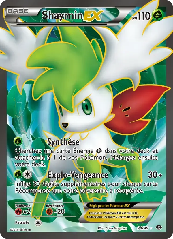 Carte Pokémon Shaymin-EX #94 — Destinées Futures